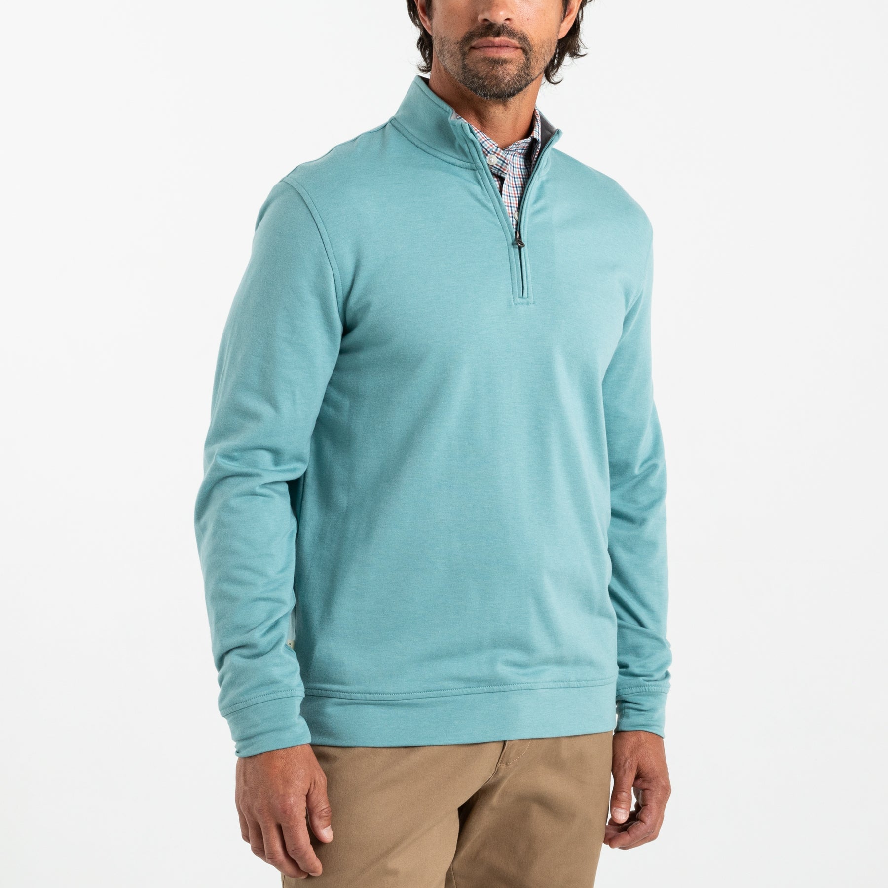 Dunmore Performance 1/4 Zip Pullover - Flint Blue