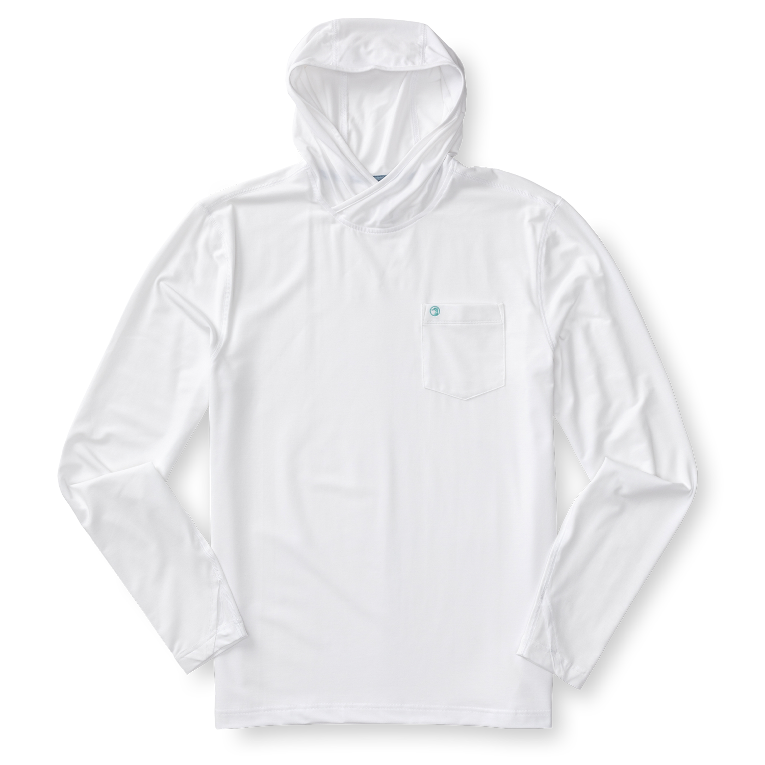 Windward Performance Hooded T-Shirt - White