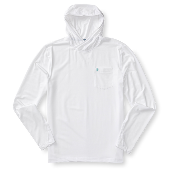 Windward Performance Hooded T-Shirt - White