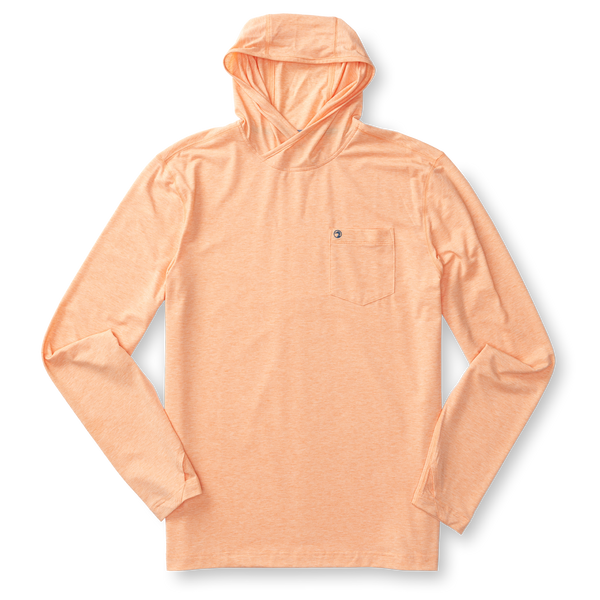 Windward Performance Hooded T-Shirt - Copper Tan Heather