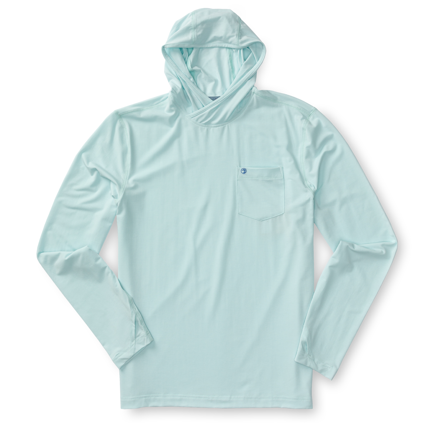 Windward Performance Hooded T-Shirt - Pastel Blue