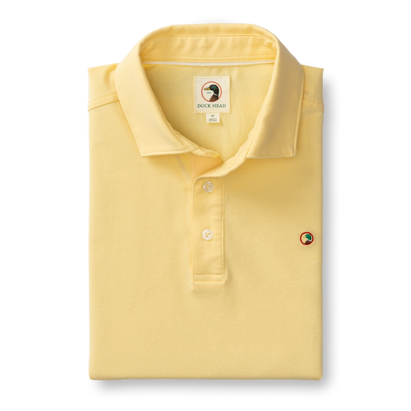 Hanover Pima Cotton Polo - Pale Yellow
