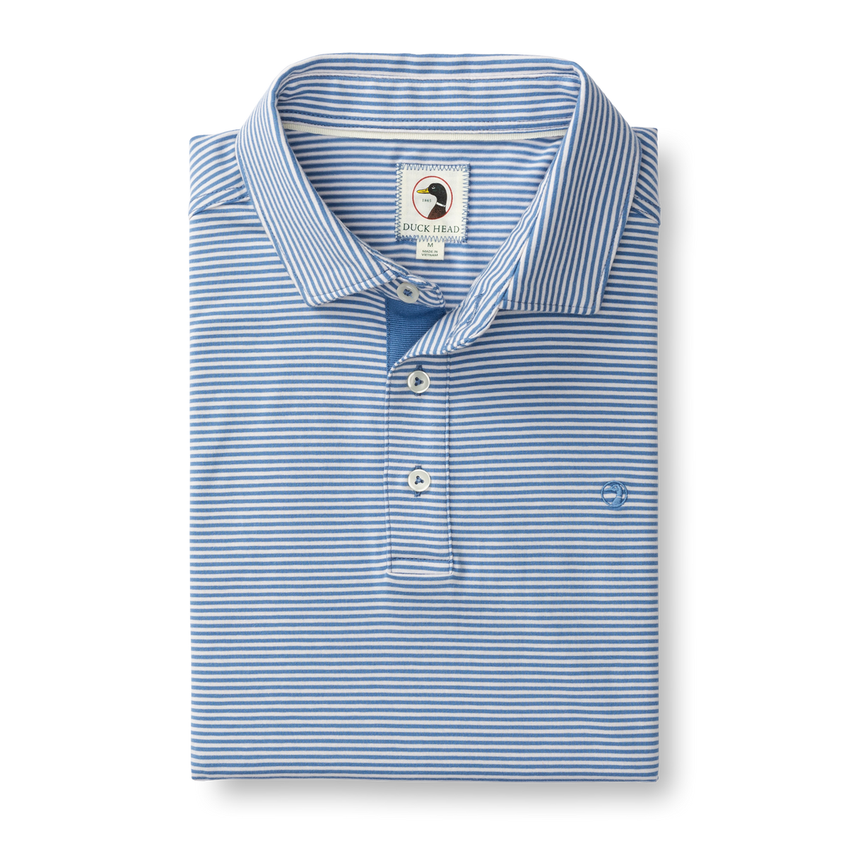 Stripe Hanover Pima Cotton Polo - Pastel Pink