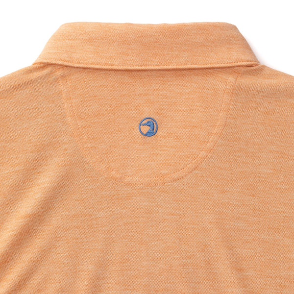 Summerford Performance Pique Polo - Copper Tan Heather
