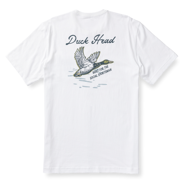 Social Sportsman Short Sleeve T-Shirt - White