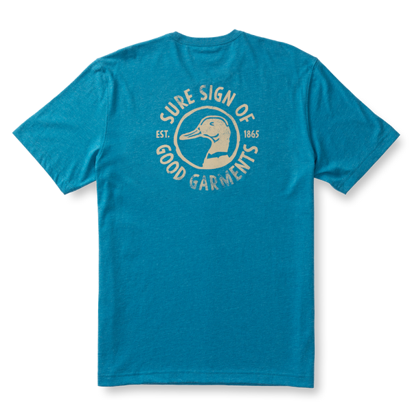 Sure Sign Short Sleeve T-Shirt - Sail Blue Heather