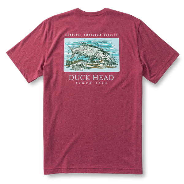 Trout Short Sleeve T-Shirt - Violet Quartz Heather