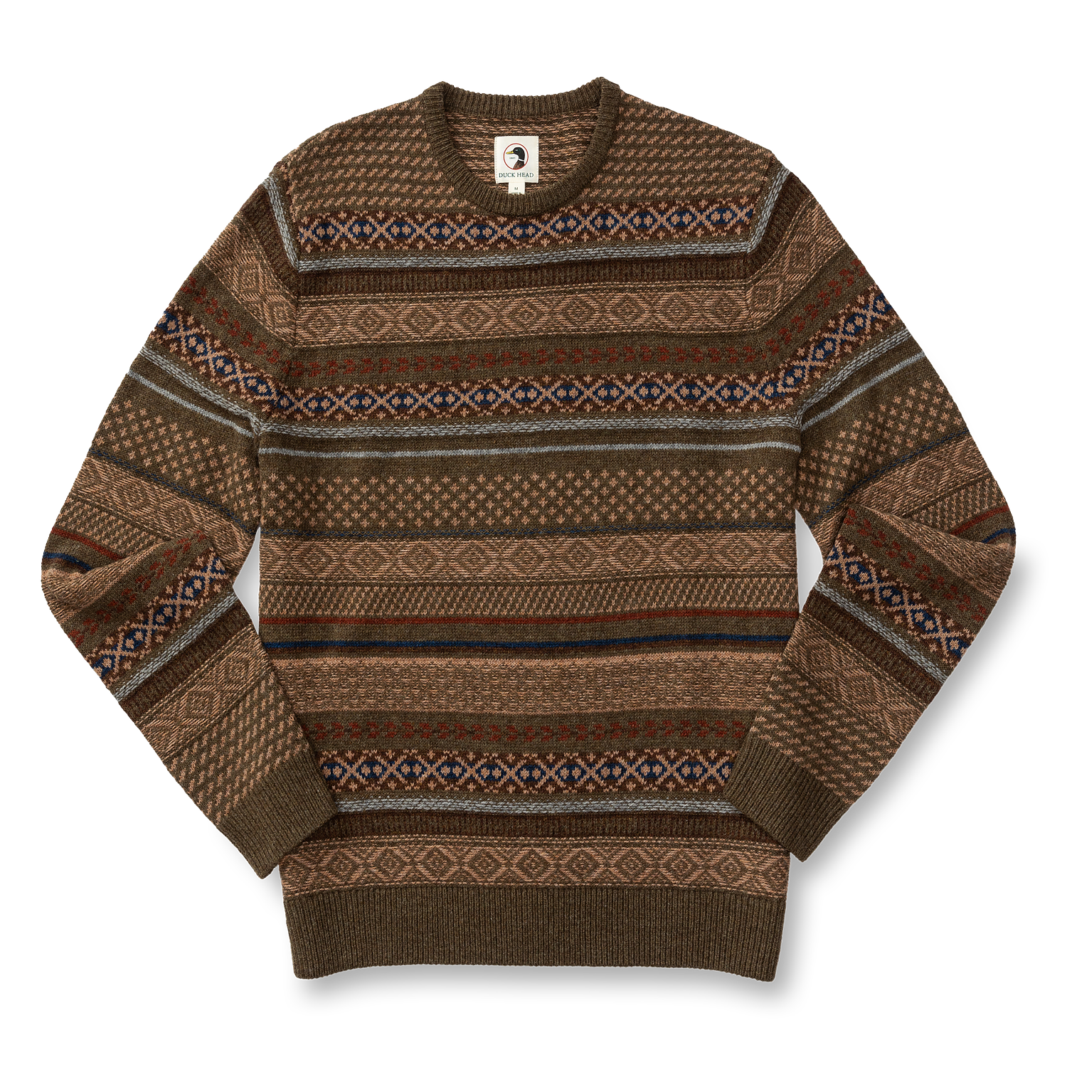 Birch Fair Isle Merino Crewneck Sweater