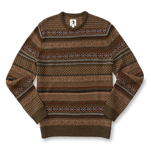 Birch Fair Isle Merino Crewneck Sweater