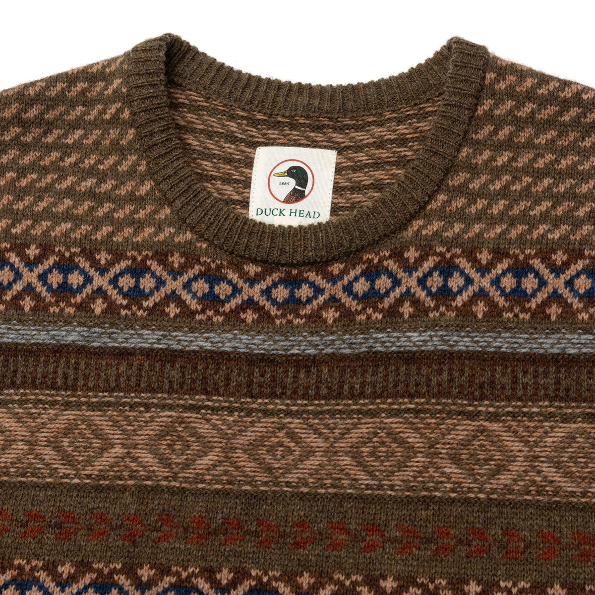 Birch Fair Isle Merino Crewneck Sweater