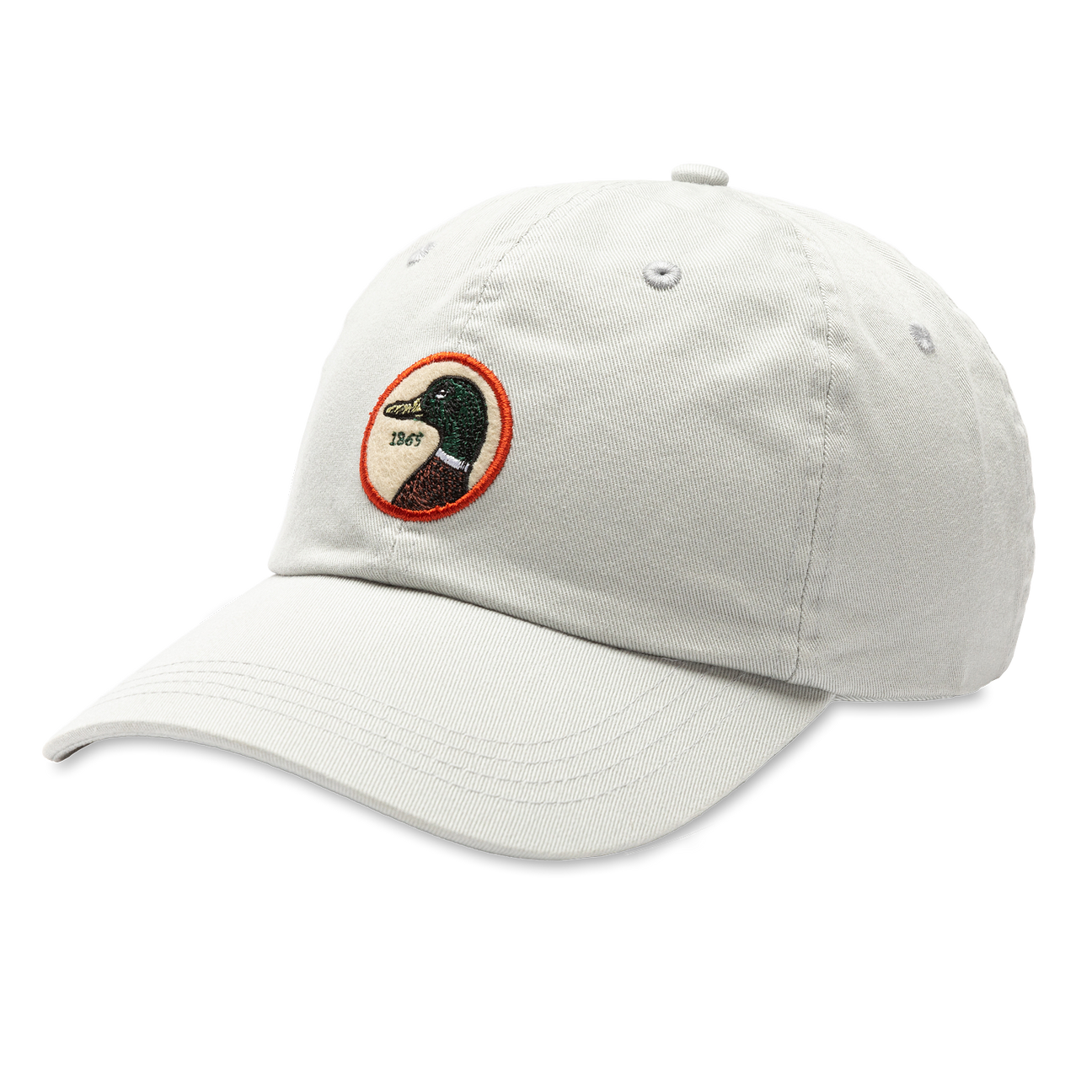 Circle Patch Twill Hat - Ash