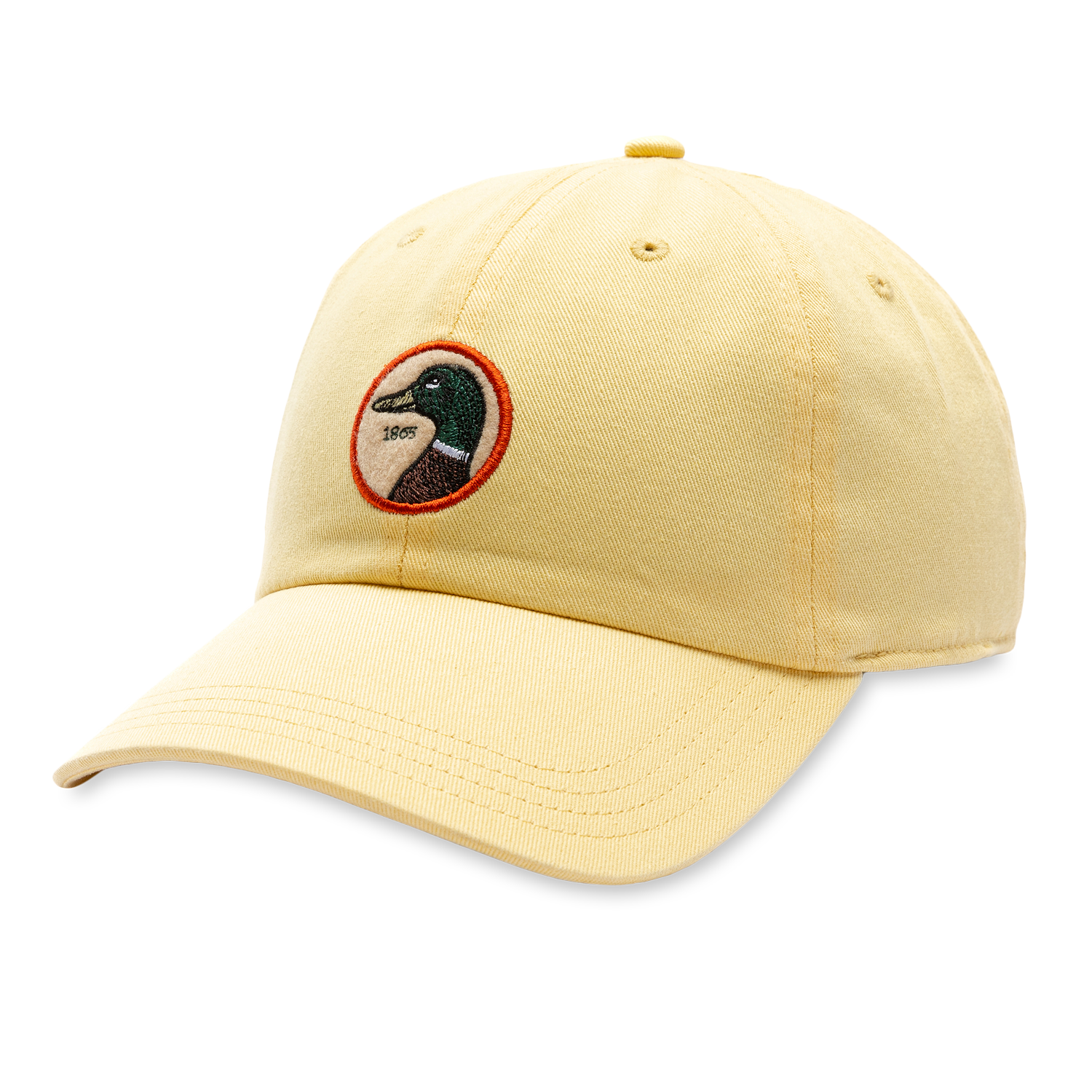 Circle Patch Twill Hat - Golden Yellow