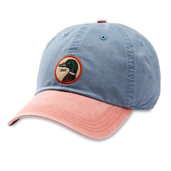 Circle Patch Twill Hat - Stone Blue