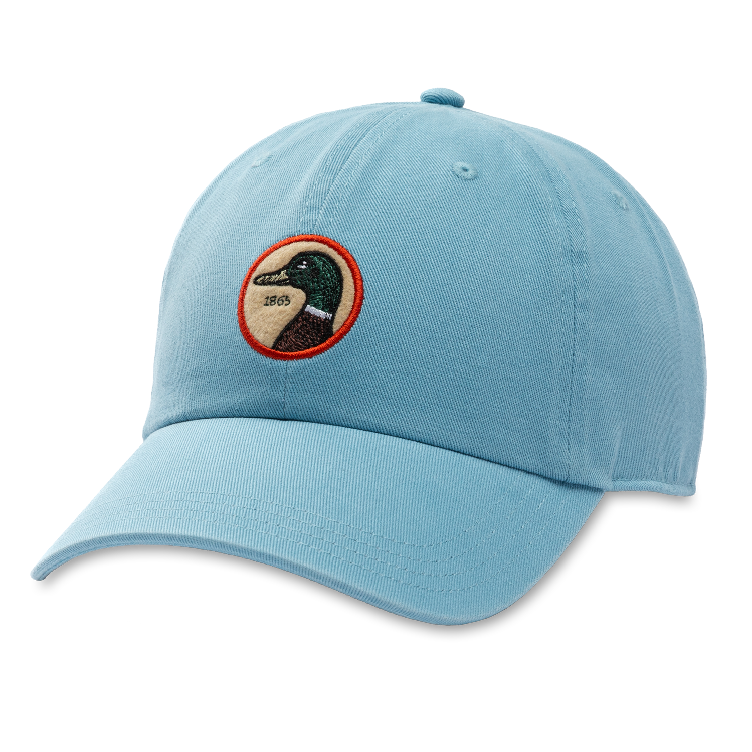 Circle Patch Twill Hat - River Blue