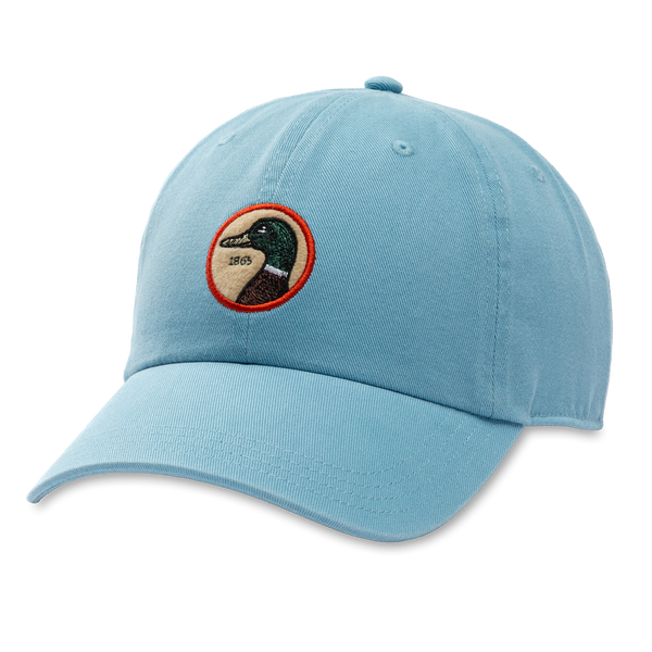 Circle Patch Twill Hat - River Blue