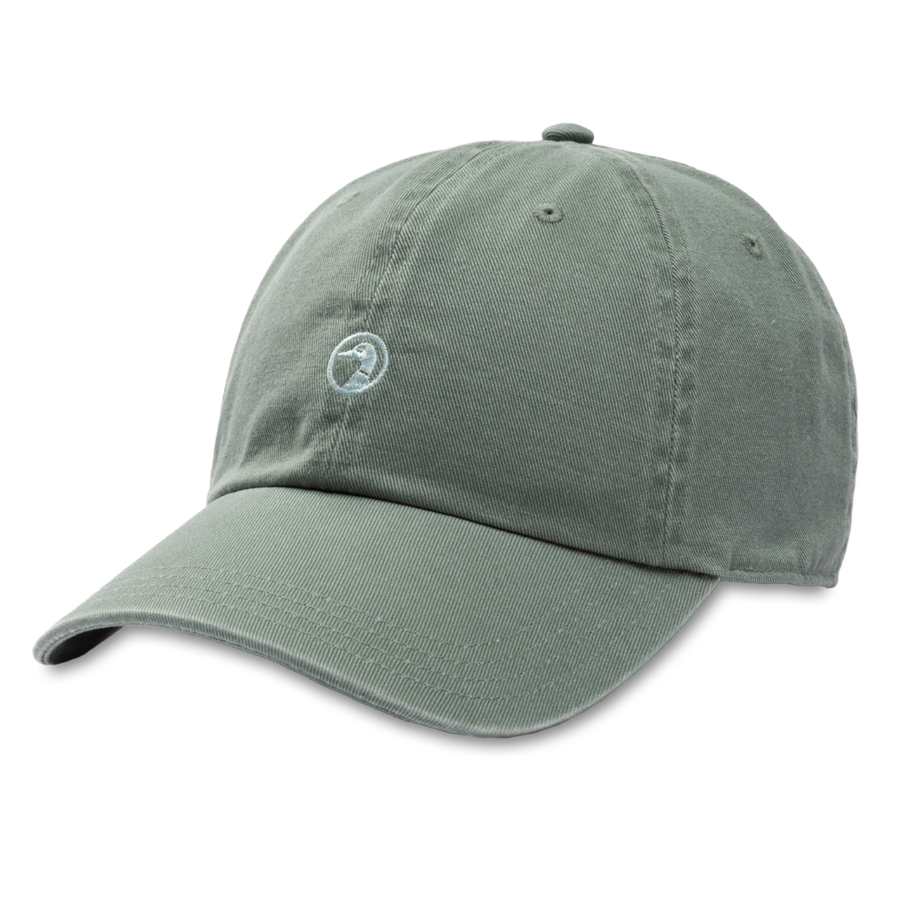 Embroidered Duck Twill Hat - Shadow Green