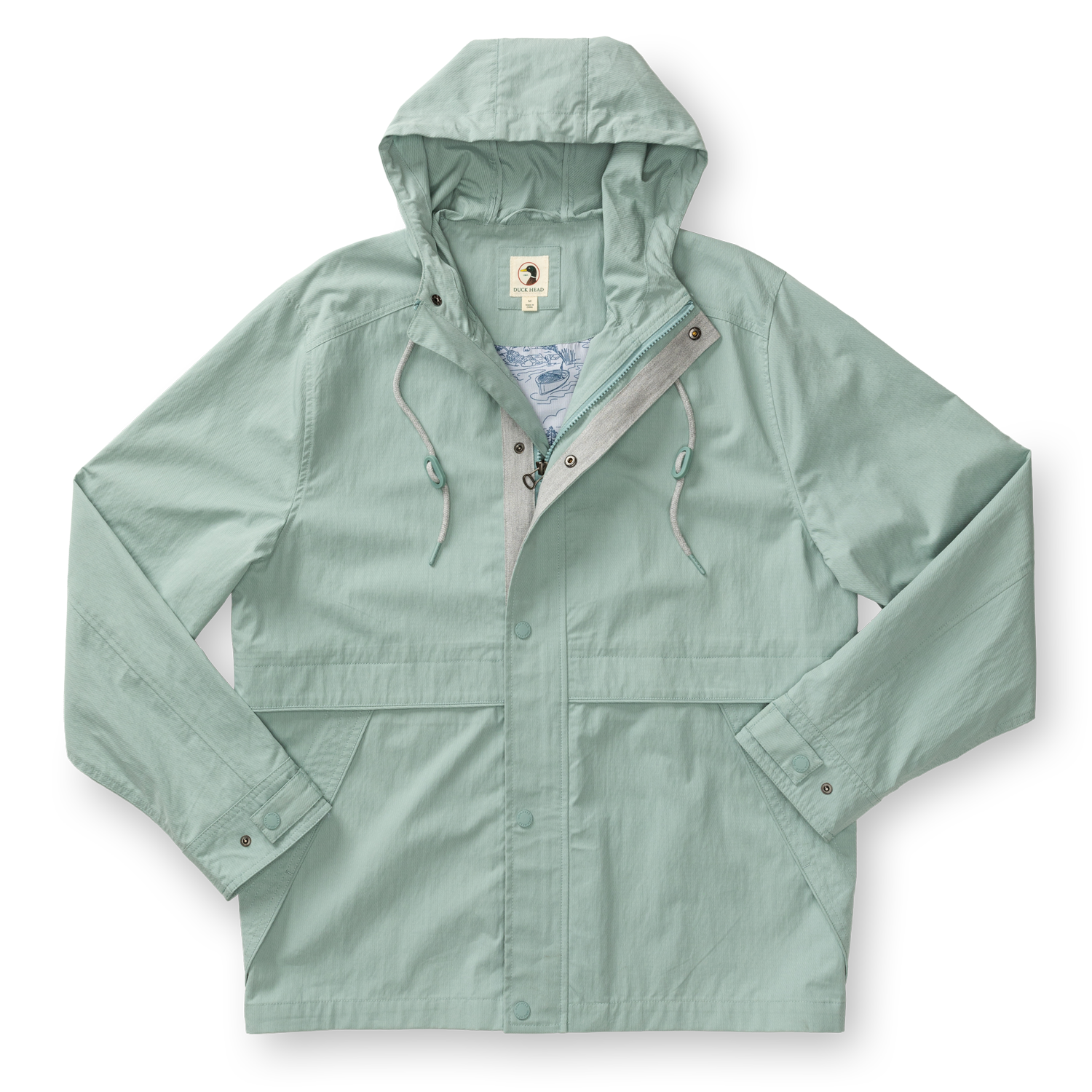 Drifter Weather Resistant Jacket - Silver Blue