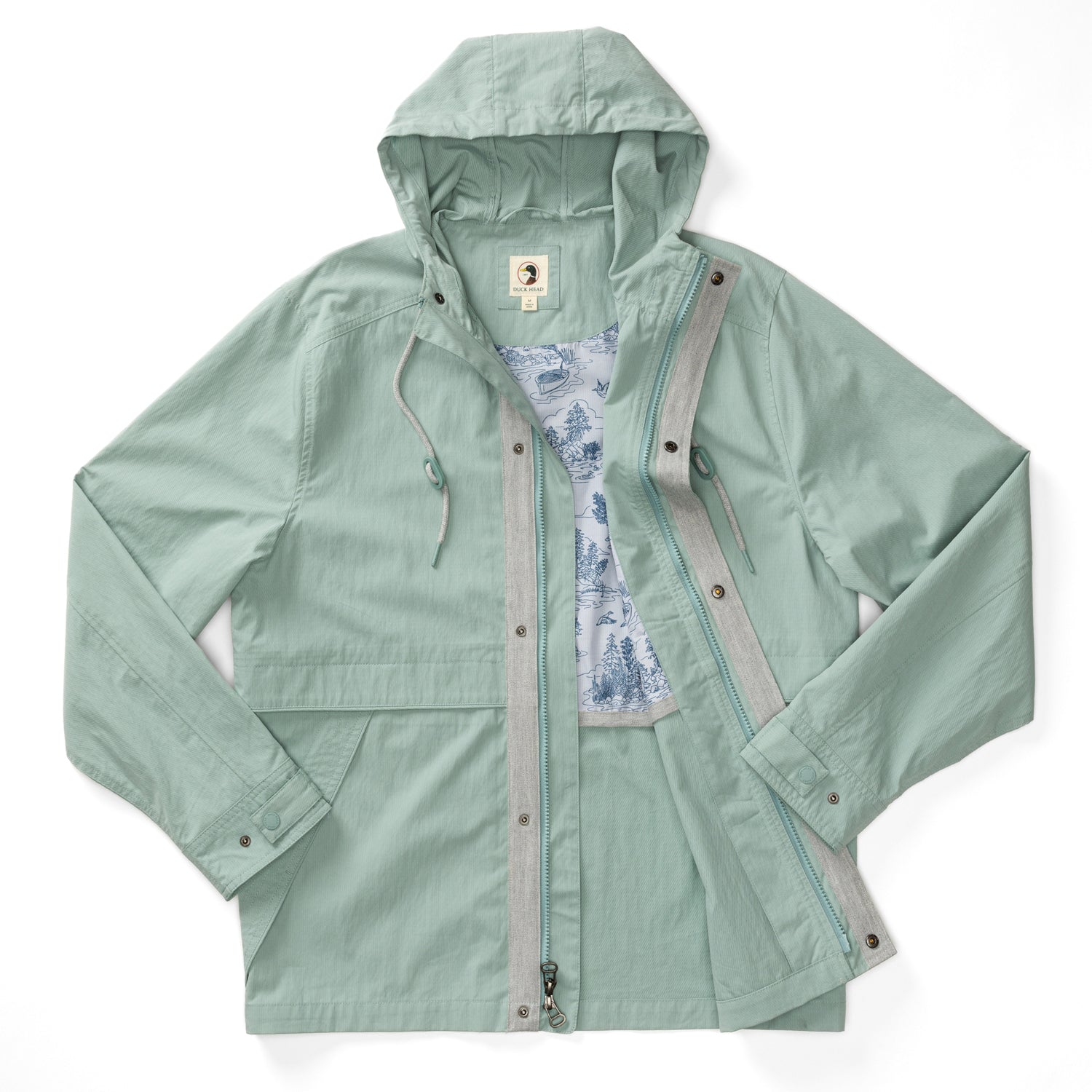 Drifter Weather Resistant Jacket - Silver Blue