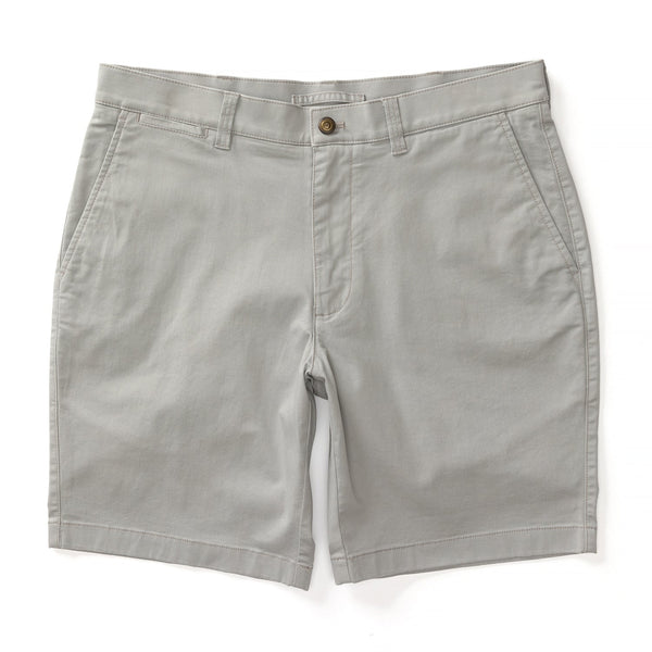 9" Gold School Chino Short - Limestone Grey