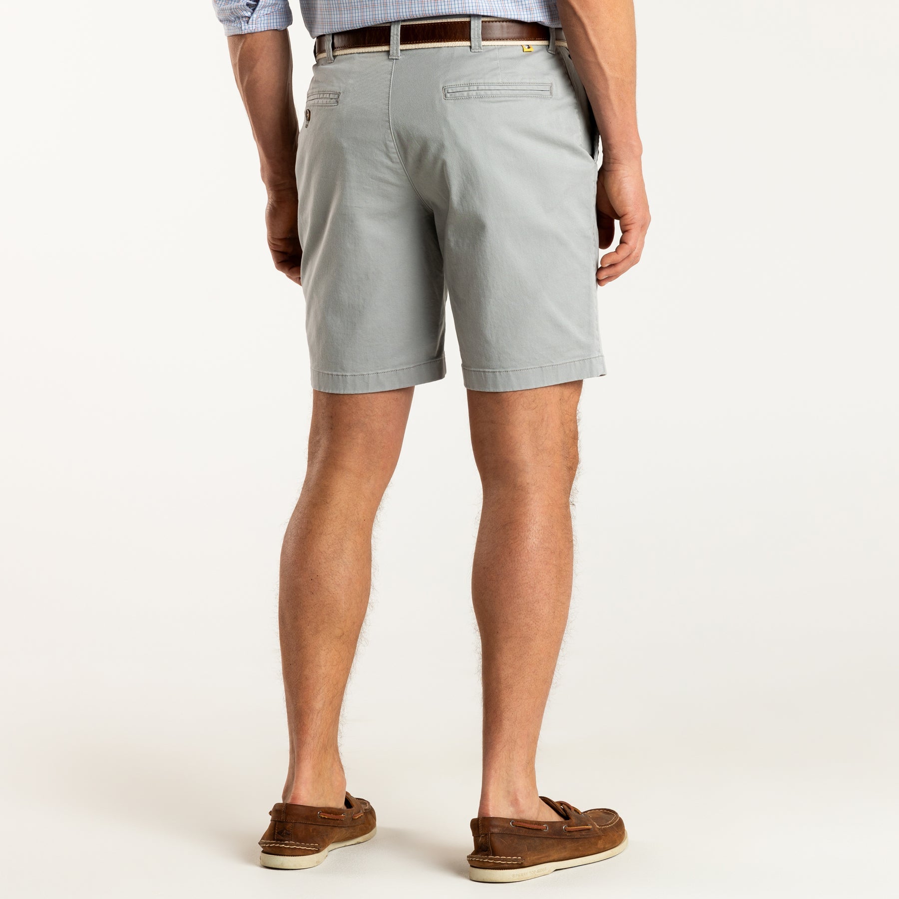 9" Gold School Chino Short - Limestone Grey