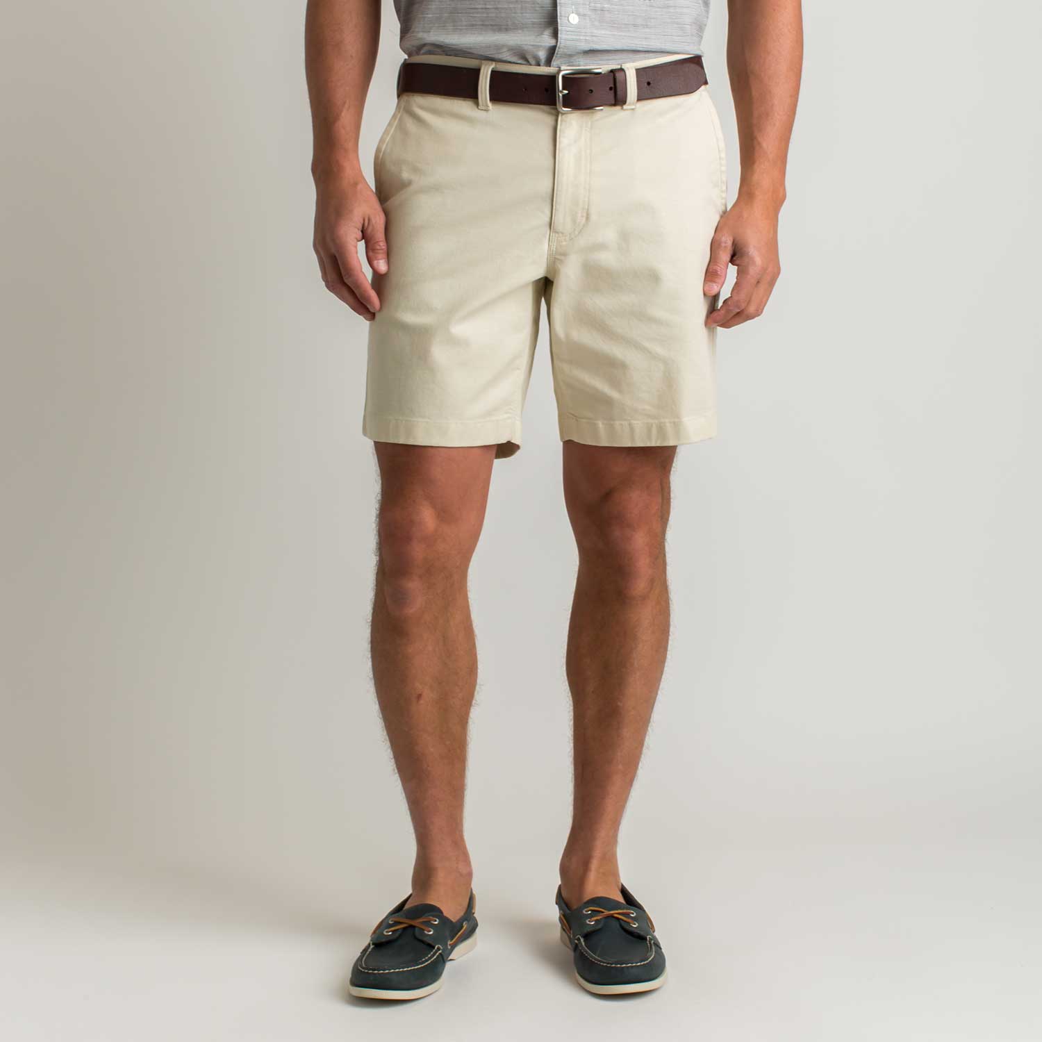 9" Gold School Chino Short - Stone