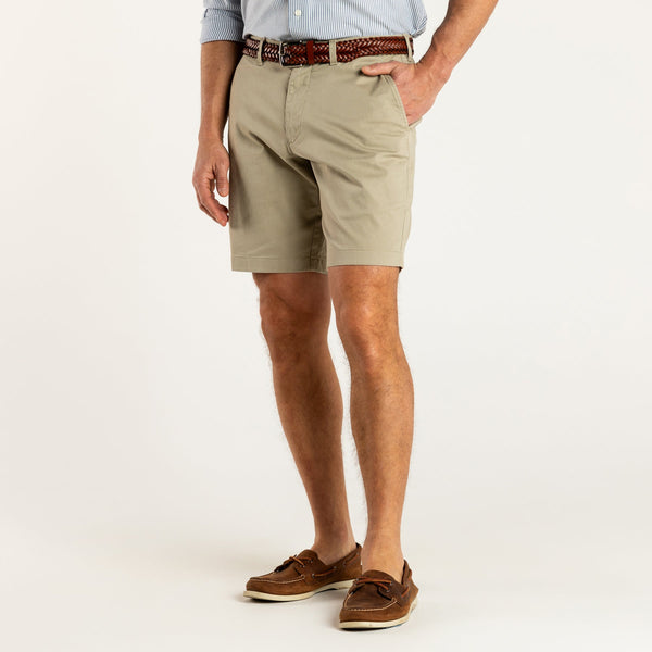 9" Gold School Chino Short - Khaki Gold Patch