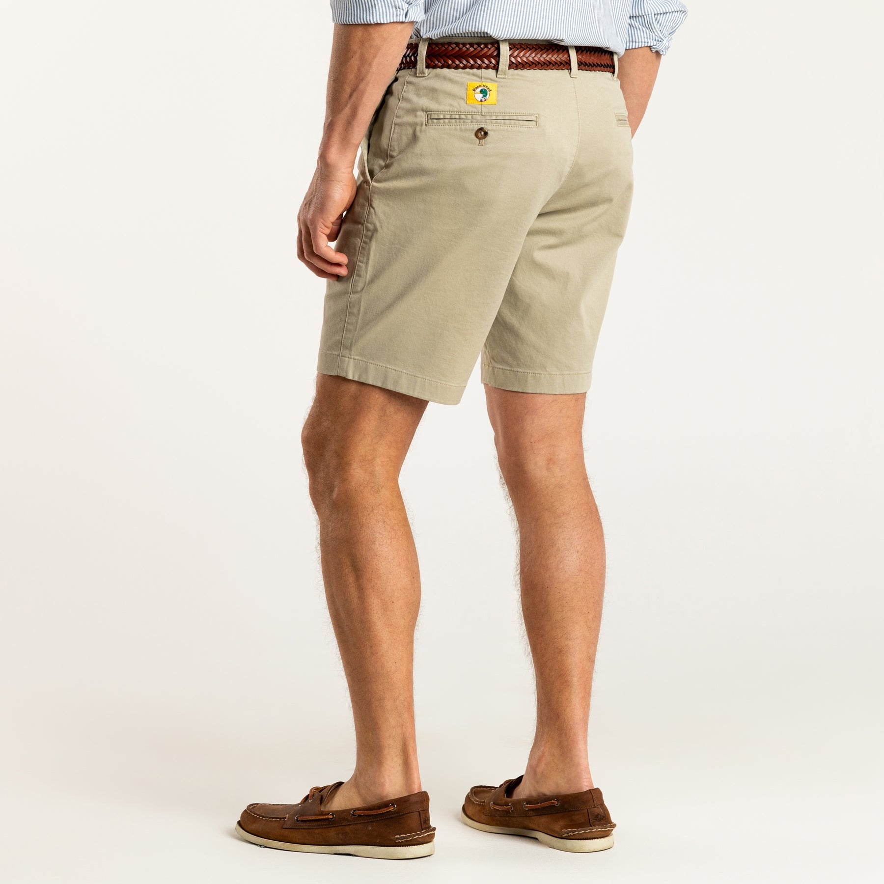 9" Gold School Chino Short - Khaki Gold Patch