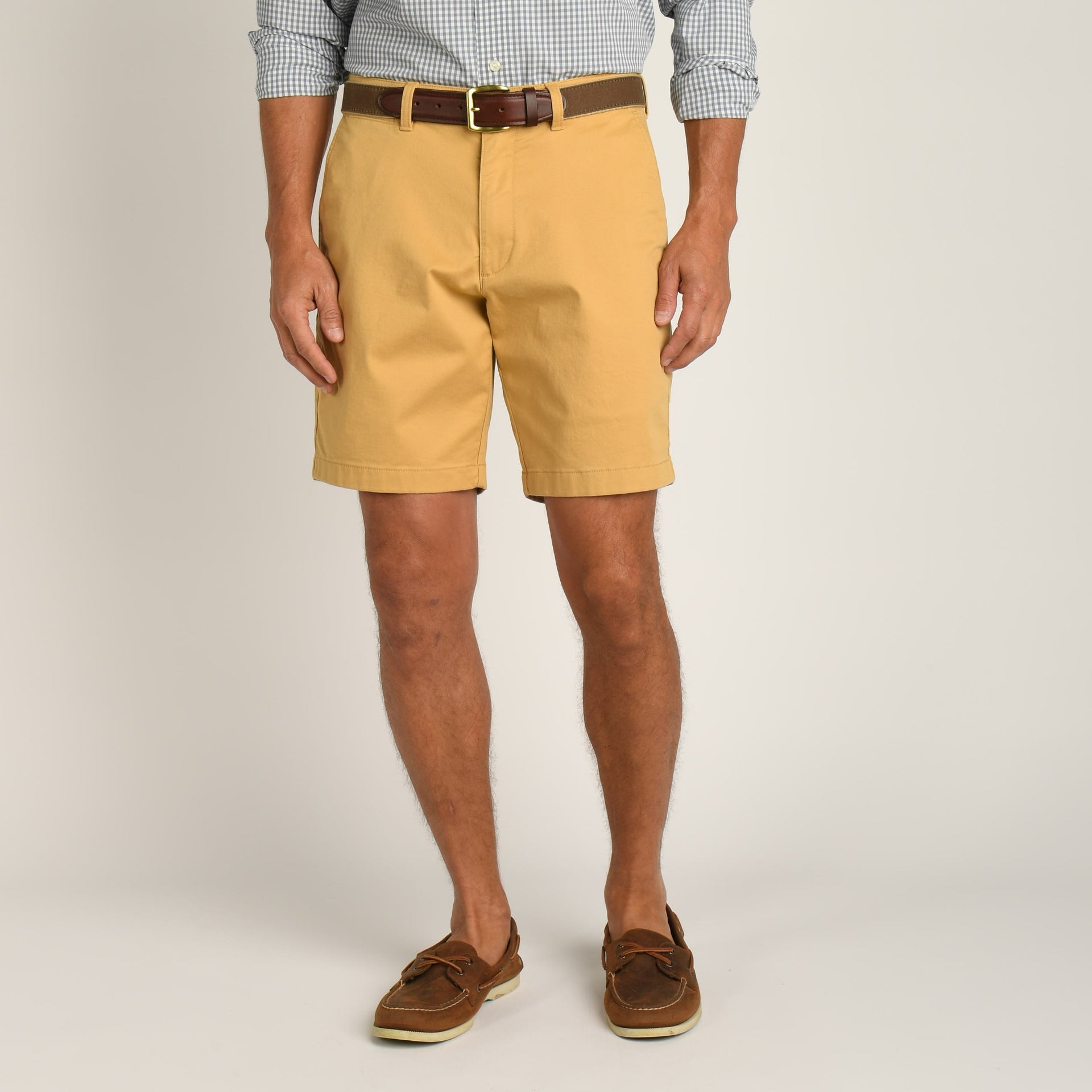 9" Gold School Chino Short - Faded Curry