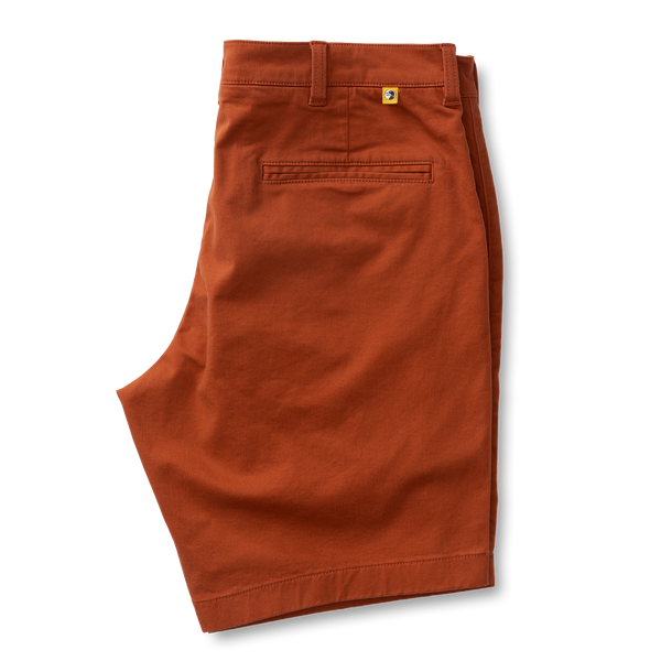 7" Linen Gold School Chino Short - Duck Head Vintage