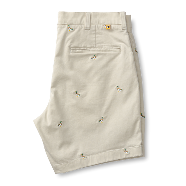 7" Gold School Chino Short - Emb Stone