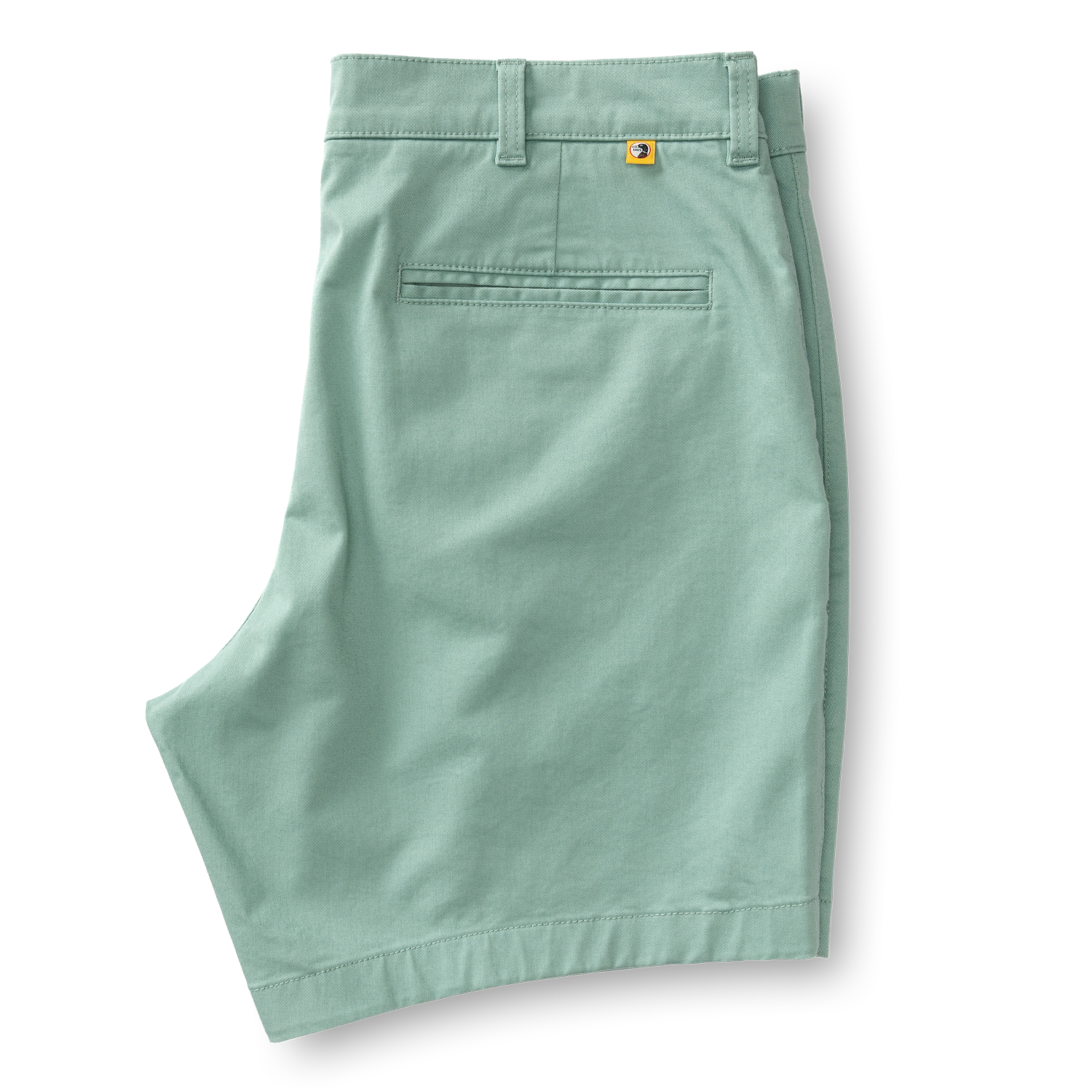 7" Gold School Chino Short - Seaboard Green