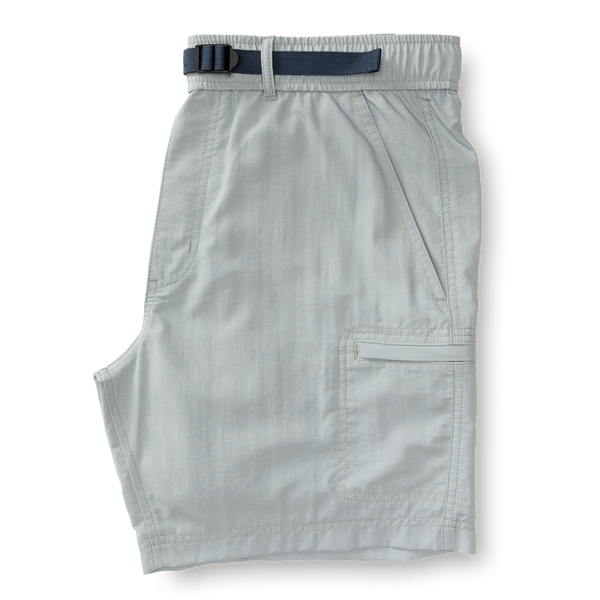 7" On The Fly Performance Short - Quarry Grey