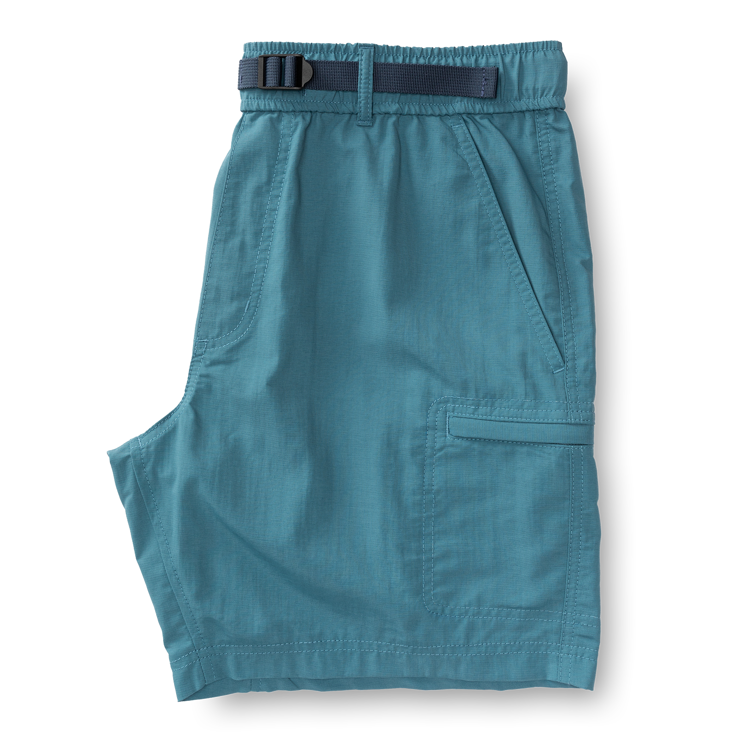 7" On The Fly Performance Short - Aegean Blue