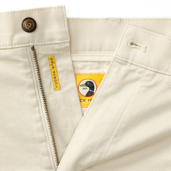 7" Gold School Chino Short - Stone Gold Patch