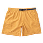 7" On The Fly Performance Short - Oak Buff