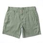 7" Linen Gold School Chino Short - Shadow Green