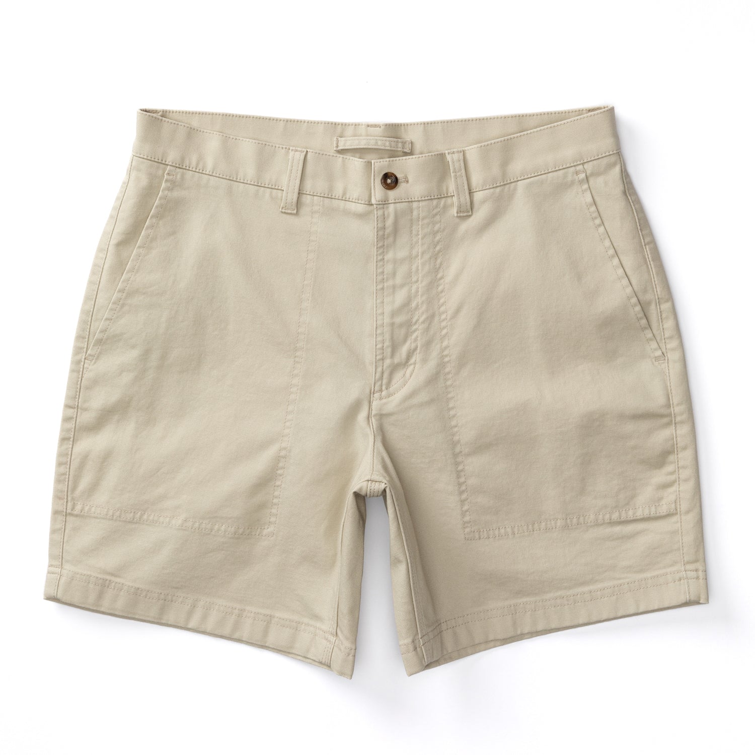 7" Canvas Camp Short - Stone