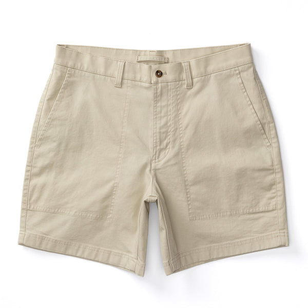 7" Canvas Camp Short - Stone