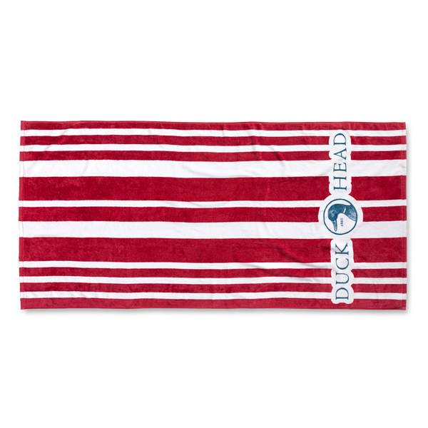Stripe Logo Beach Towel