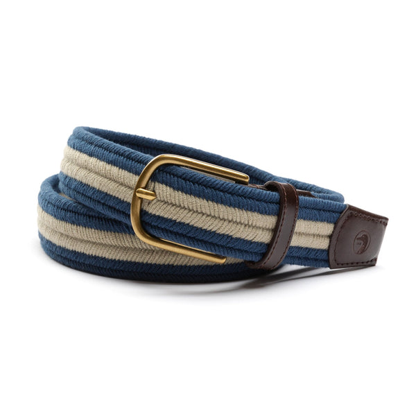 Striped Braided Belt
