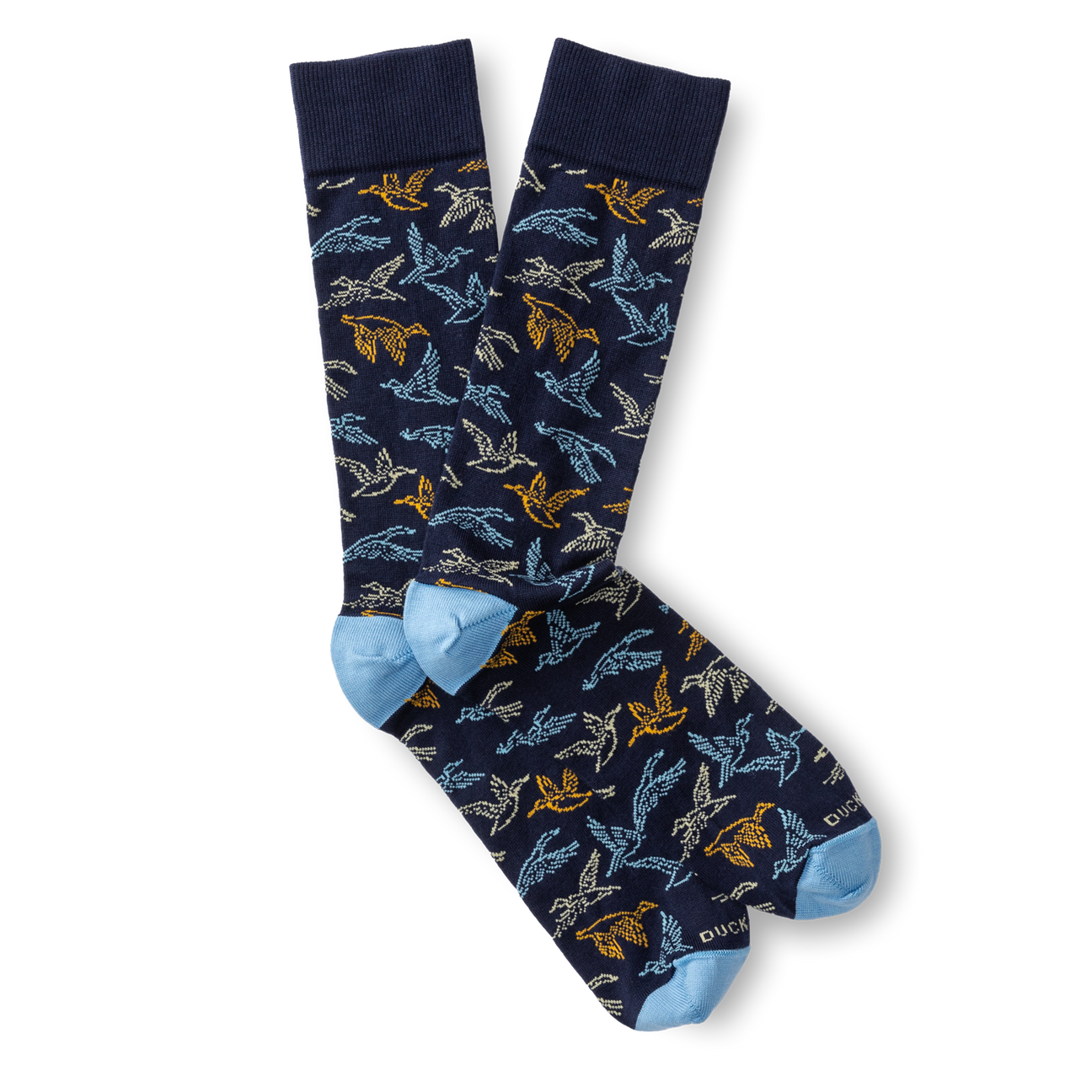 Flying Mallard Sock - Navy