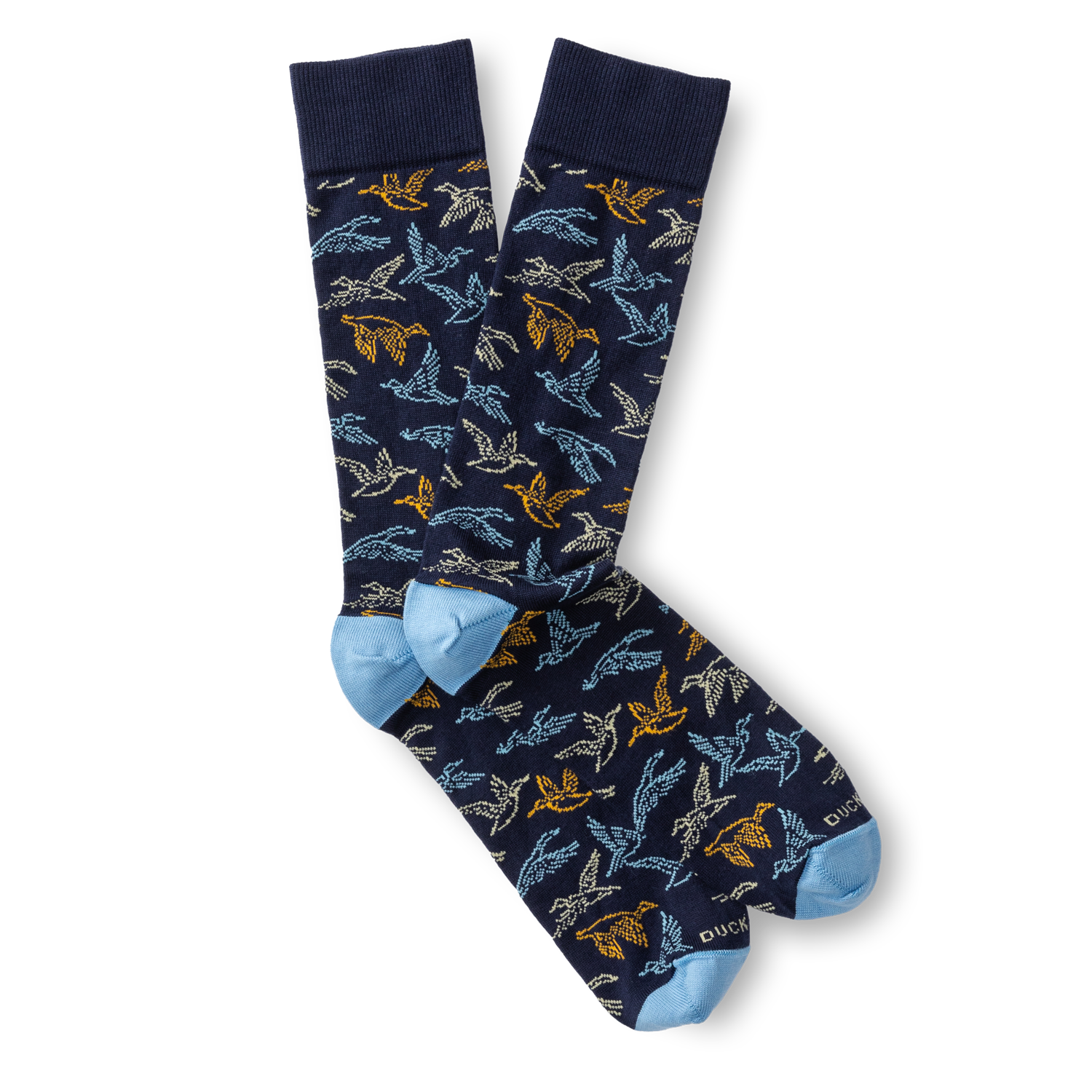 Flying Mallard Sock - Navy