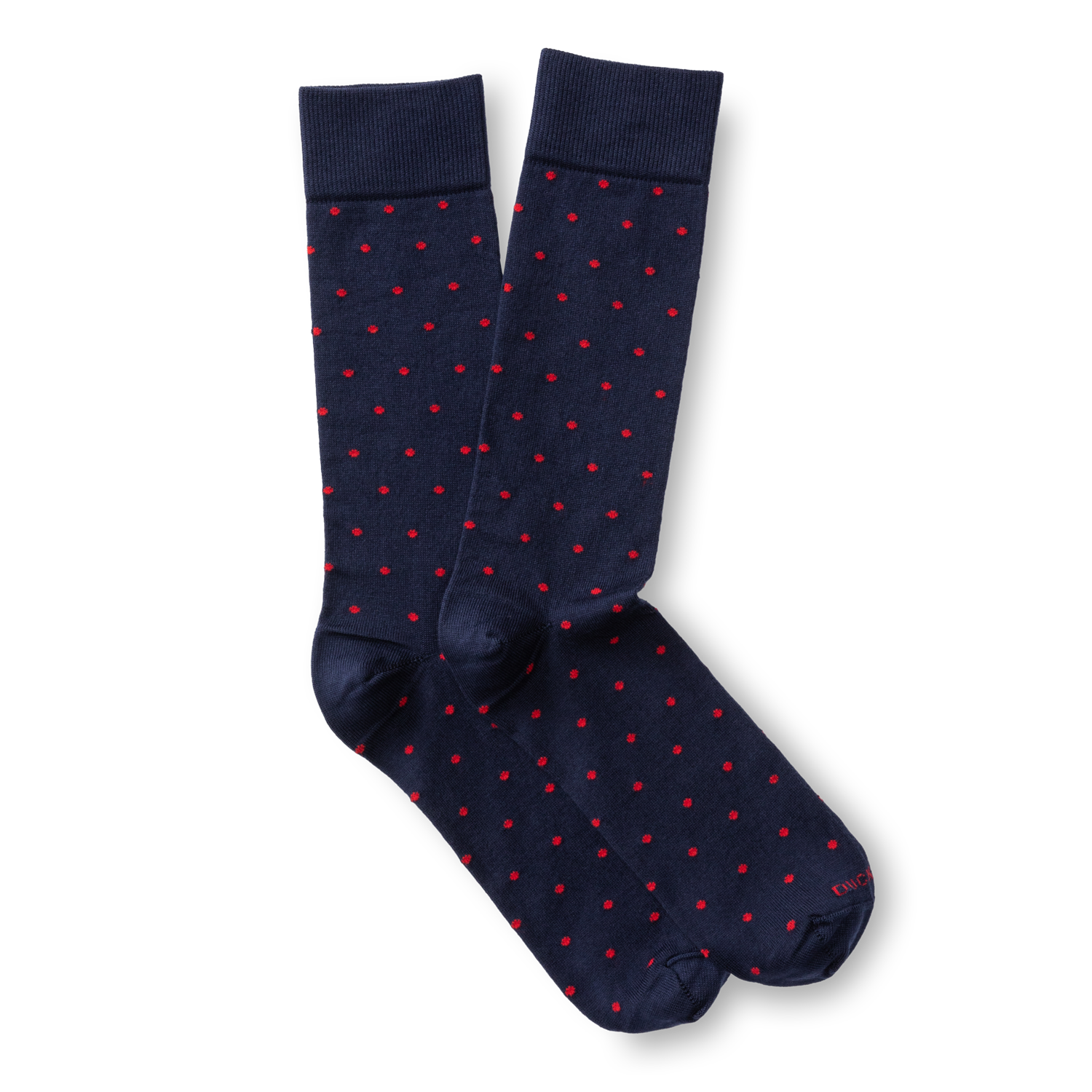 Polka Dot Sock - Navy