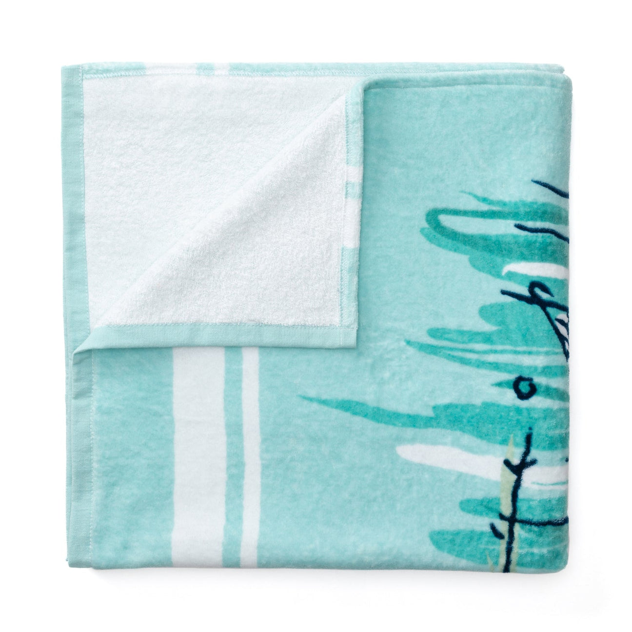Trout Beach Towel - Pastel Blue