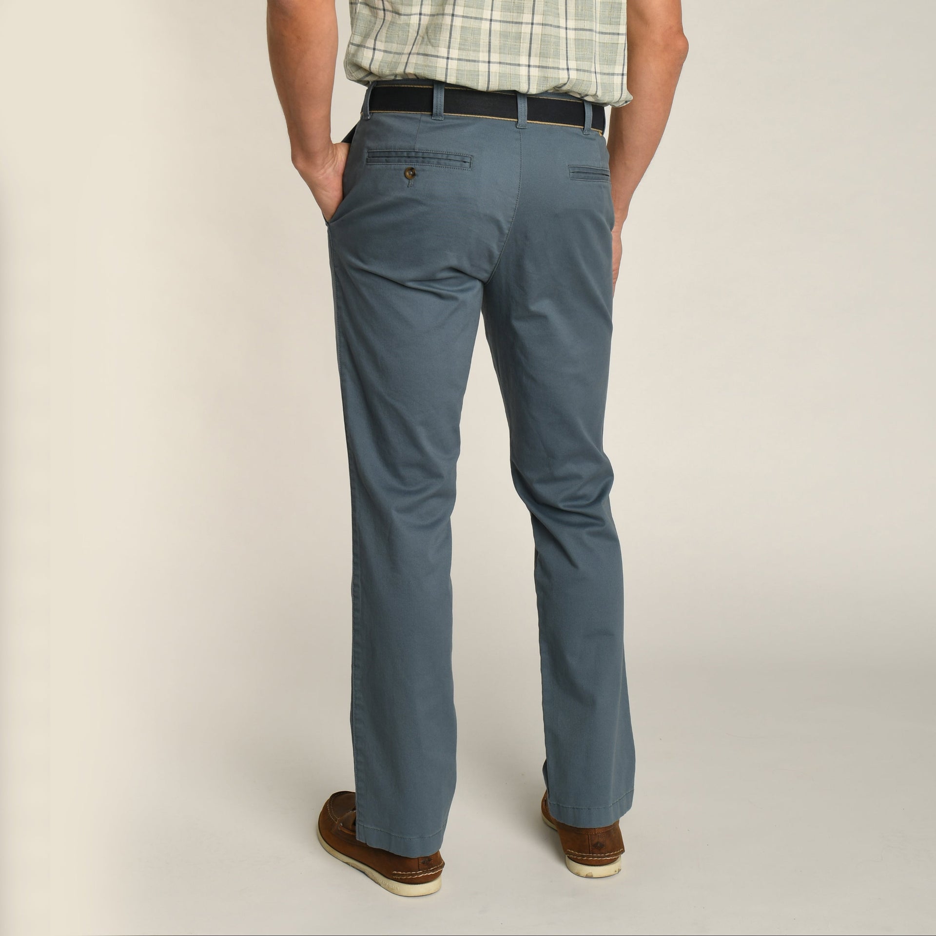 Classic Fit Gold School Chino - Vintage Blue