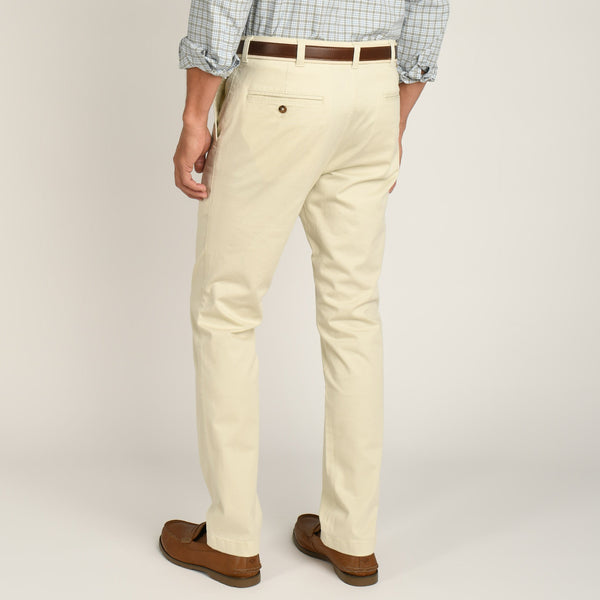 Slim Fit Gold School Chino - Stone
