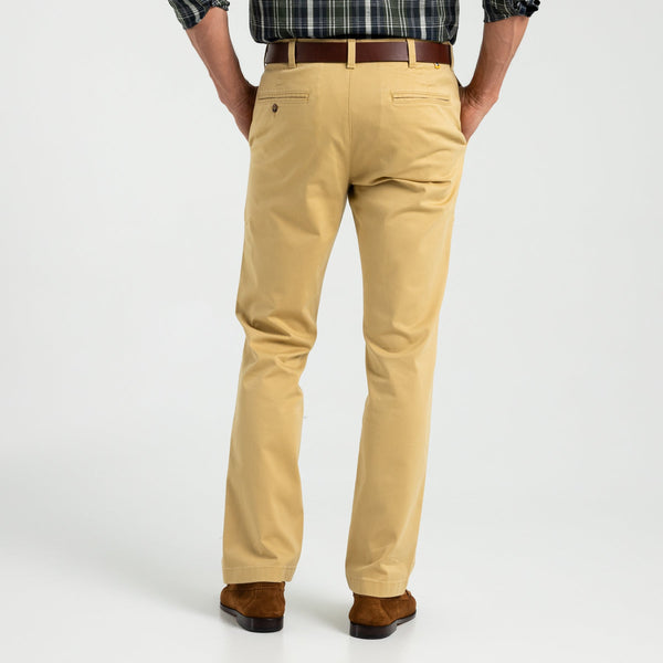 Classic Fit Gold School Chino - Golden Wheat