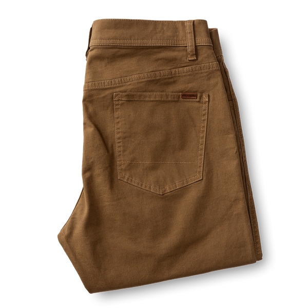Pinpoint Canvas Five-Pocket - Umber Brown