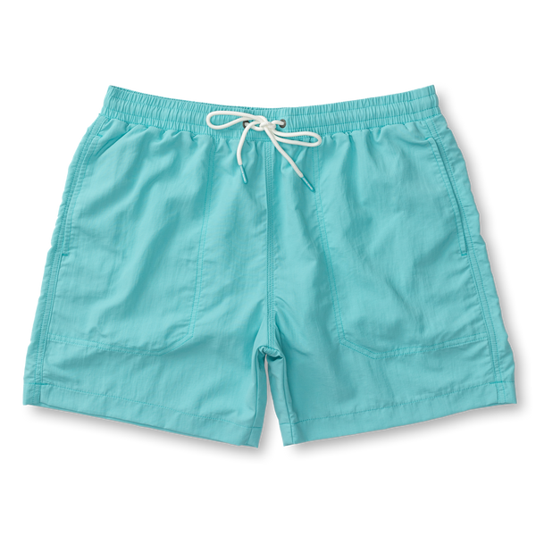 6" Solid Sailport Swim Short - Marine Blue