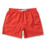 6" Solid Sailport Swim Short - Classic Red